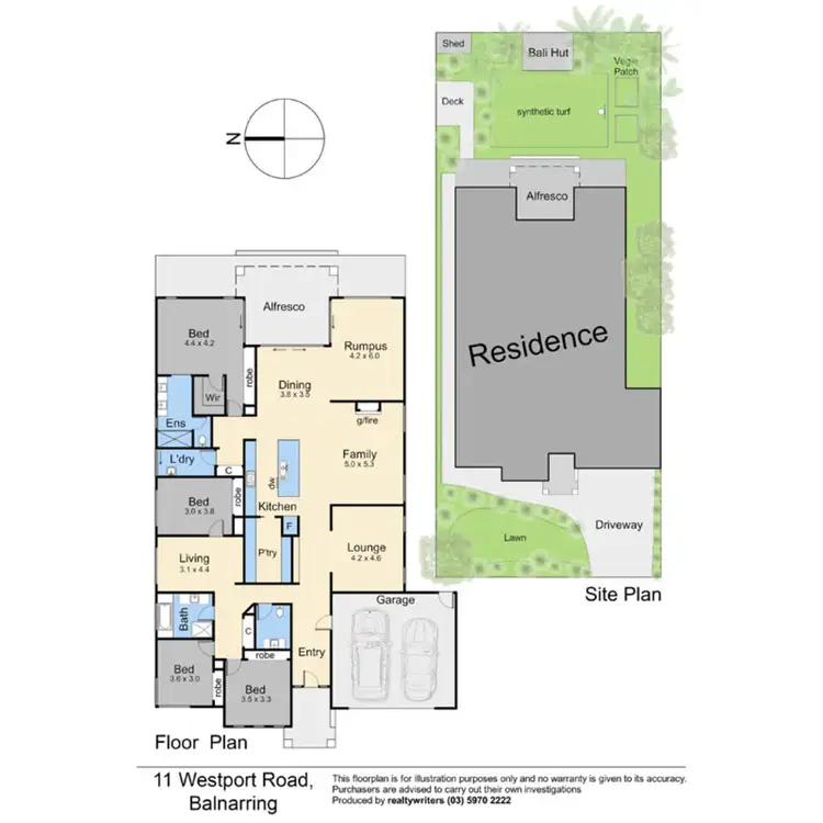 Floorplan of Homely house listing, 11 Westport Road, Balnarring VIC 3926