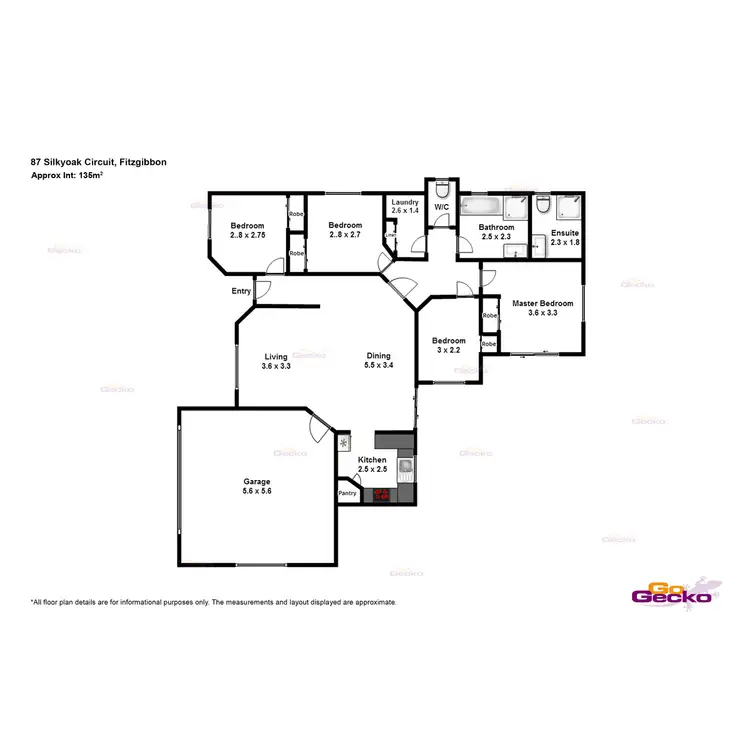 Floorplan of Homely house listing, 87 Silkyoak Circuit, Fitzgibbon QLD 4018