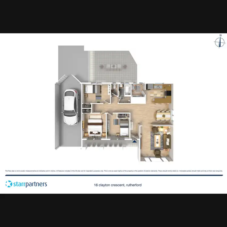 Floorplan of Homely house listing, 16 Clayton Crescent, Rutherford NSW 2320