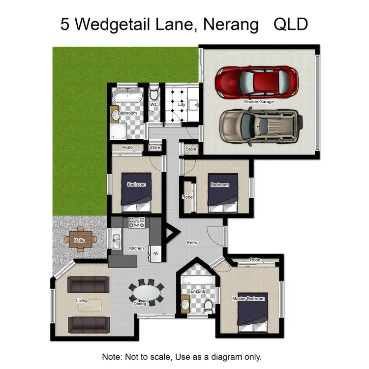Floorplan of Homely house listing, 5 Wedgetail Lane, Nerang QLD 4211