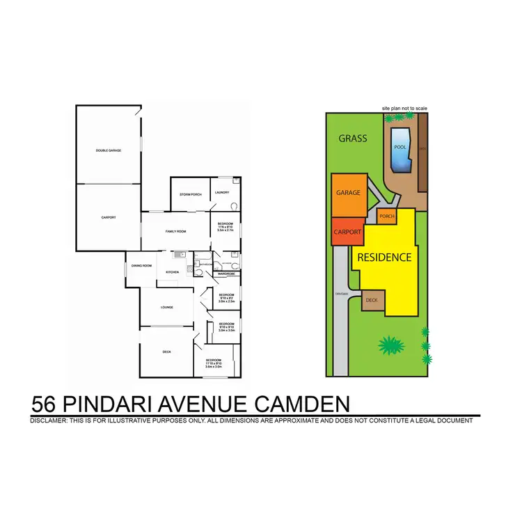 Floorplan of Homely house listing, 56 Pindari Avenue, Camden NSW 2570
