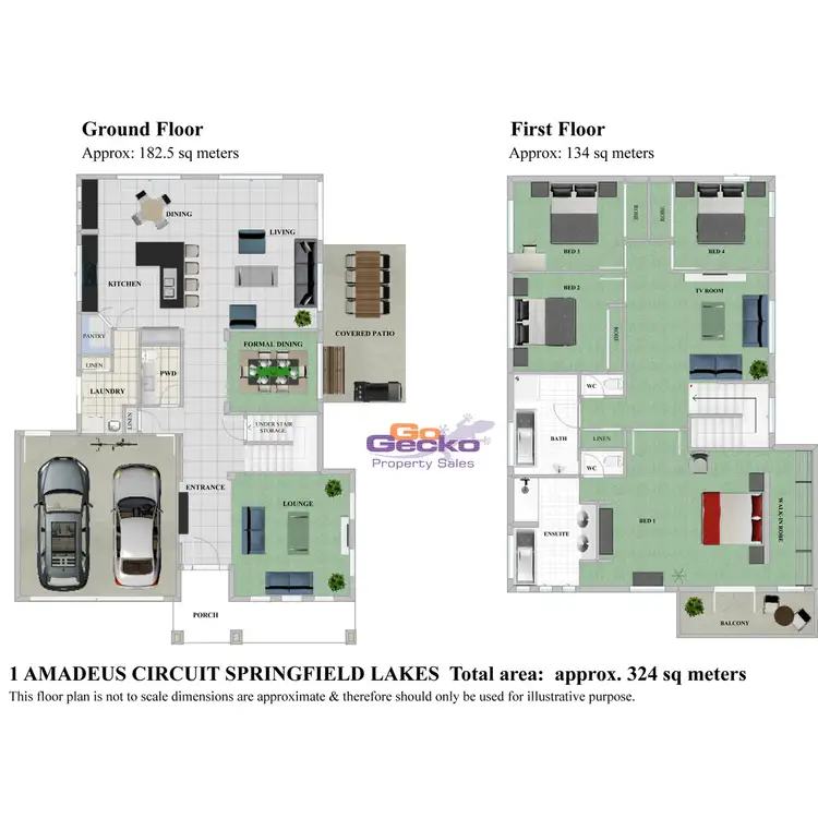 Floorplan of Homely house listing, 1 Amadeus Circuit, Springfield Lakes QLD 4300