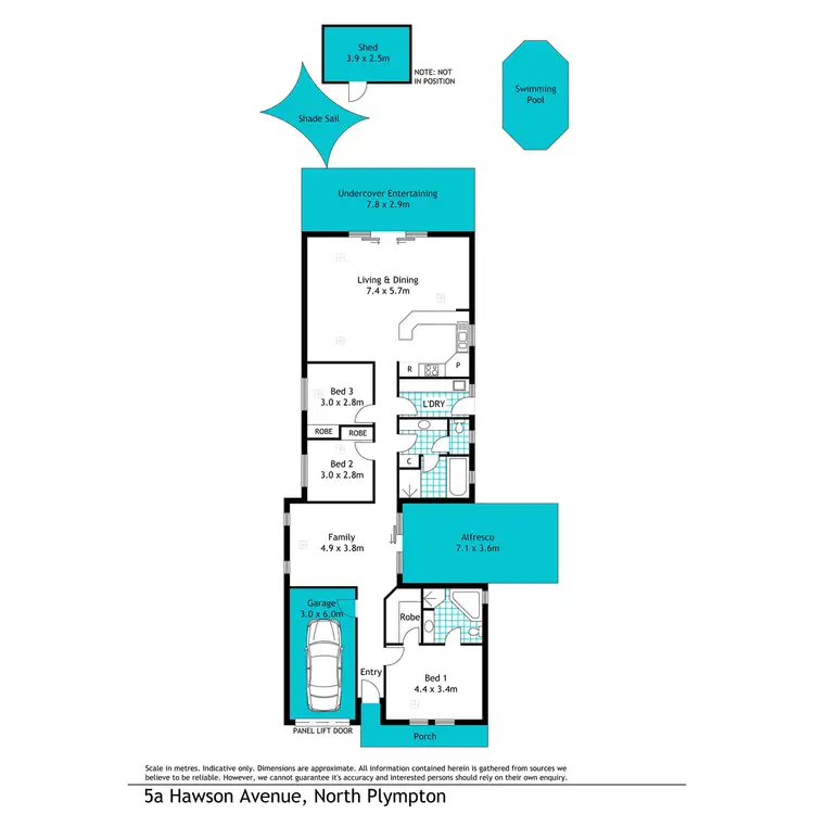 Floorplan of Homely house listing, 5a Hawson Avenue, North Plympton SA 5037