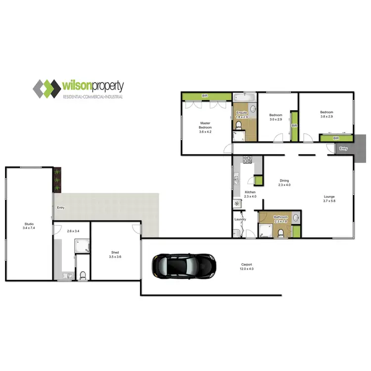 Floorplan of Homely house listing, 4 Brookes Street, Traralgon VIC 3844