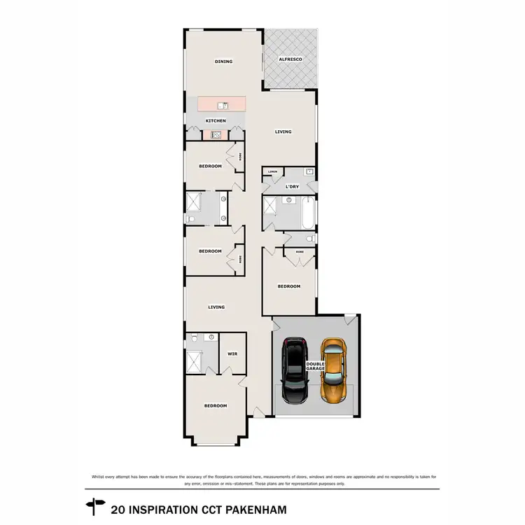 Floorplan of Homely house listing, 20 Inspiration Circuit, Pakenham VIC 3810