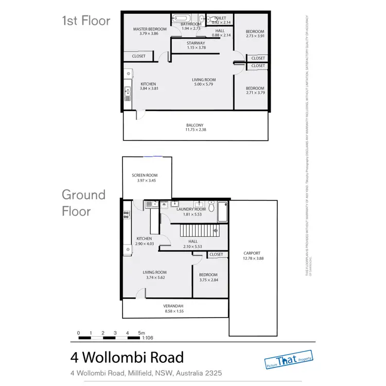 Floorplan of Homely house listing, 4 Wollombi Road, Millfield NSW 2325