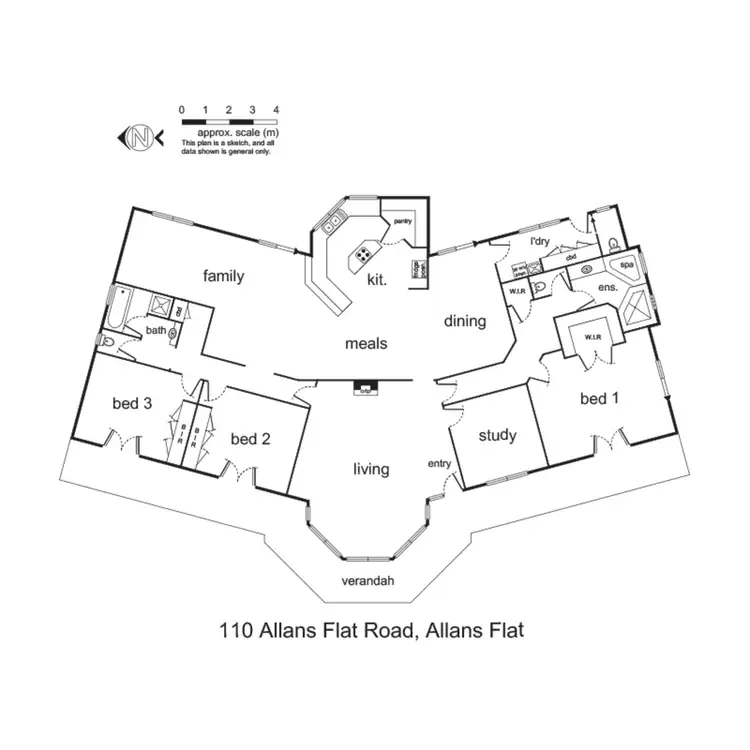 Floorplan of Homely rural property listing, 110 Allans Flat Road, Allans Flat VIC 3691