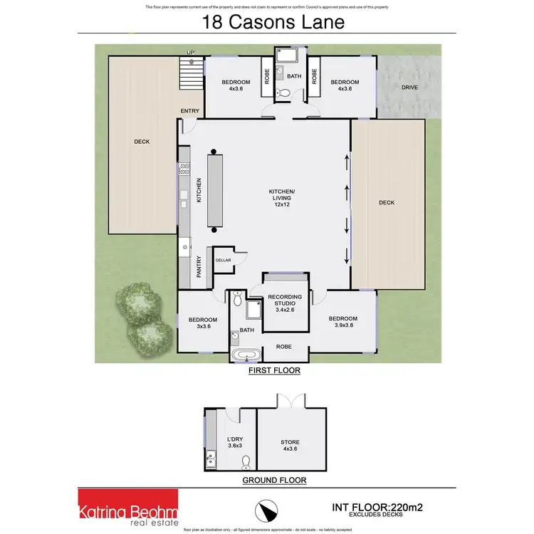 Floorplan of Homely house listing, 18 Casons Lane, New Brighton NSW 2483
