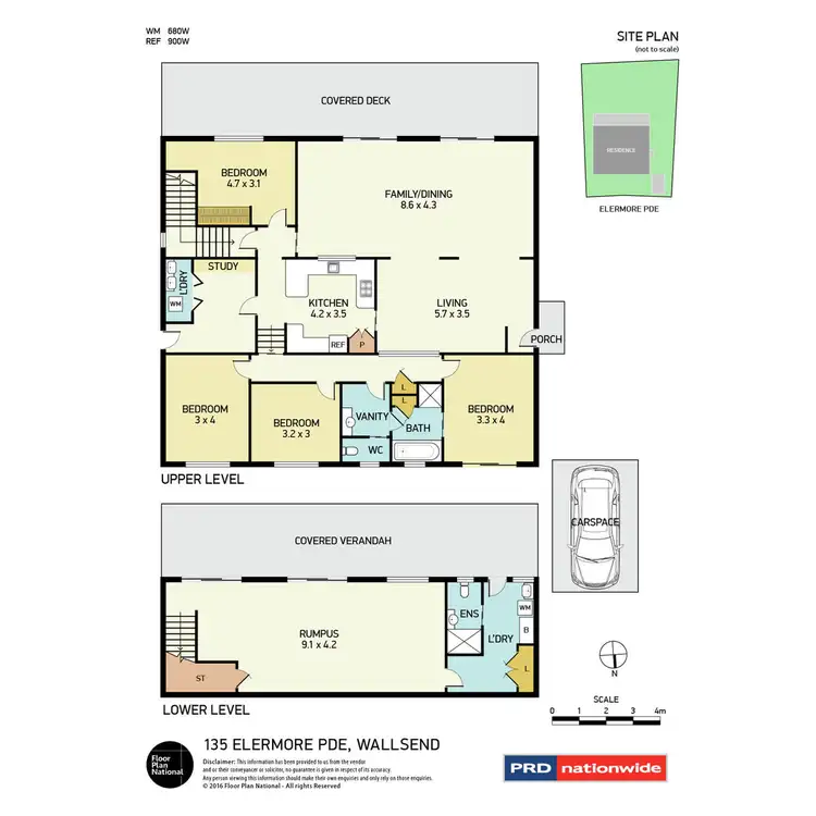 Floorplan of Homely house listing, 135 Elermore Parade, Wallsend NSW 2287