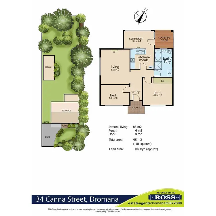 Floorplan of Homely house listing, 34 Canna Street, Dromana VIC 3936