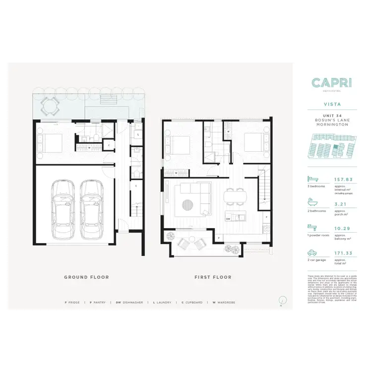 Floorplan of Homely townhouse listing, 34/2 Philip Street, Mornington VIC 3931