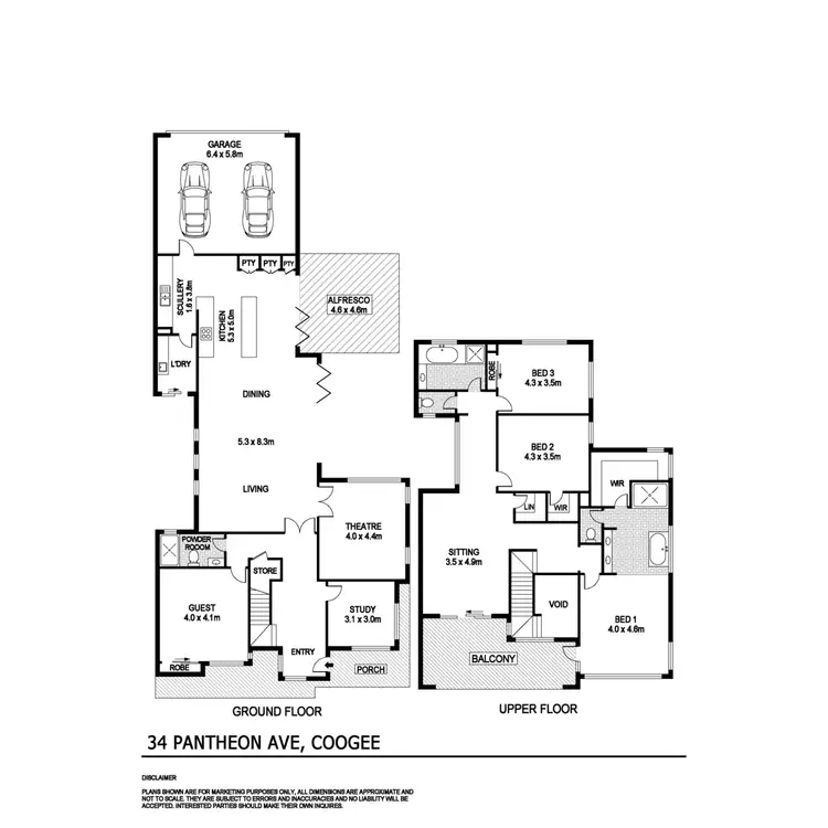 Floorplan of Homely house listing, 34 Pantheon Avenue, North Coogee WA 6163