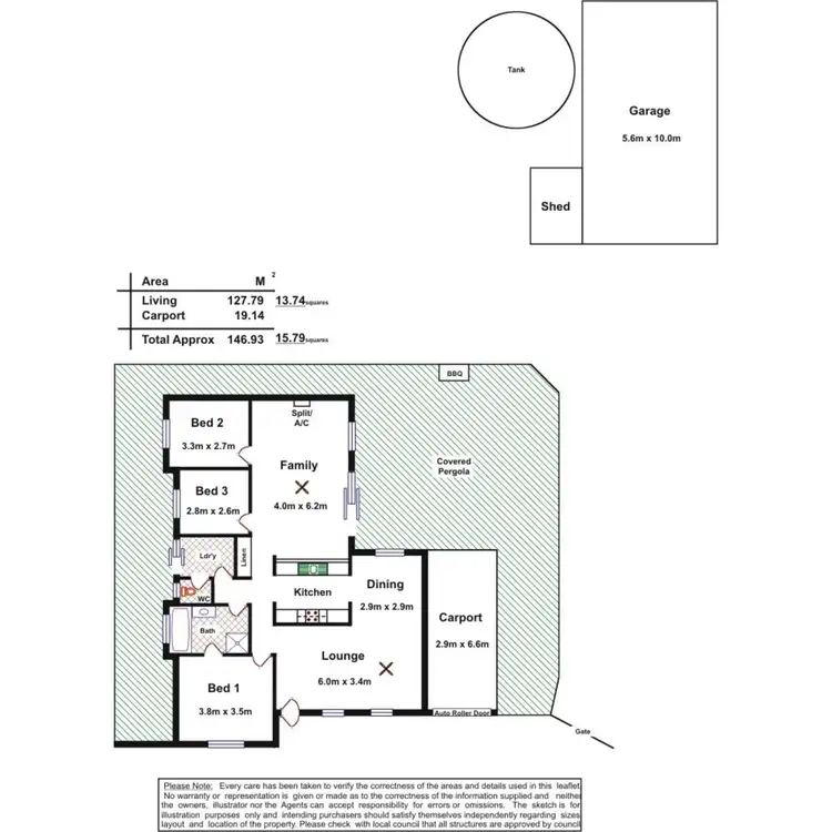 Floorplan of Homely house listing, Address available on request