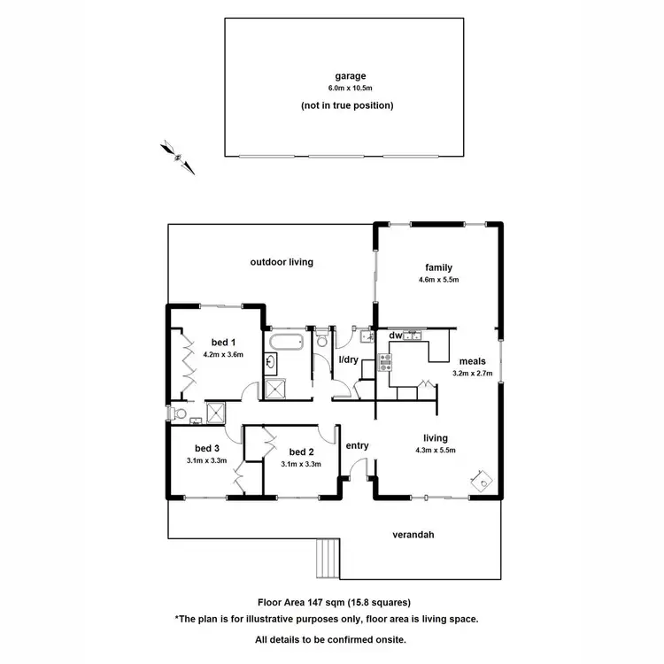 Floorplan of Homely house listing, 40 First Avenue, Cockatoo VIC 3781