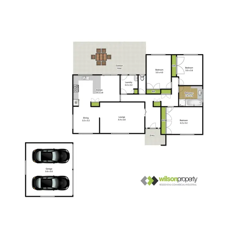 Floorplan of Homely house listing, 53 Grubb Avenue, Traralgon VIC 3844