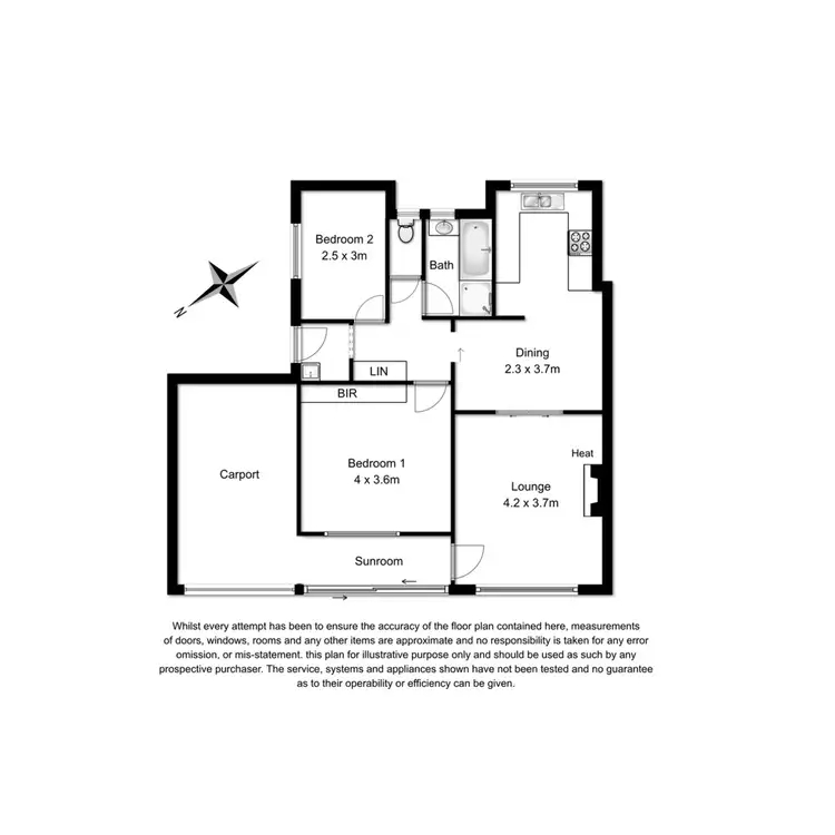 Floorplan of Homely unit listing, 22B Wyatt Street, Mount Gambier SA 5290
