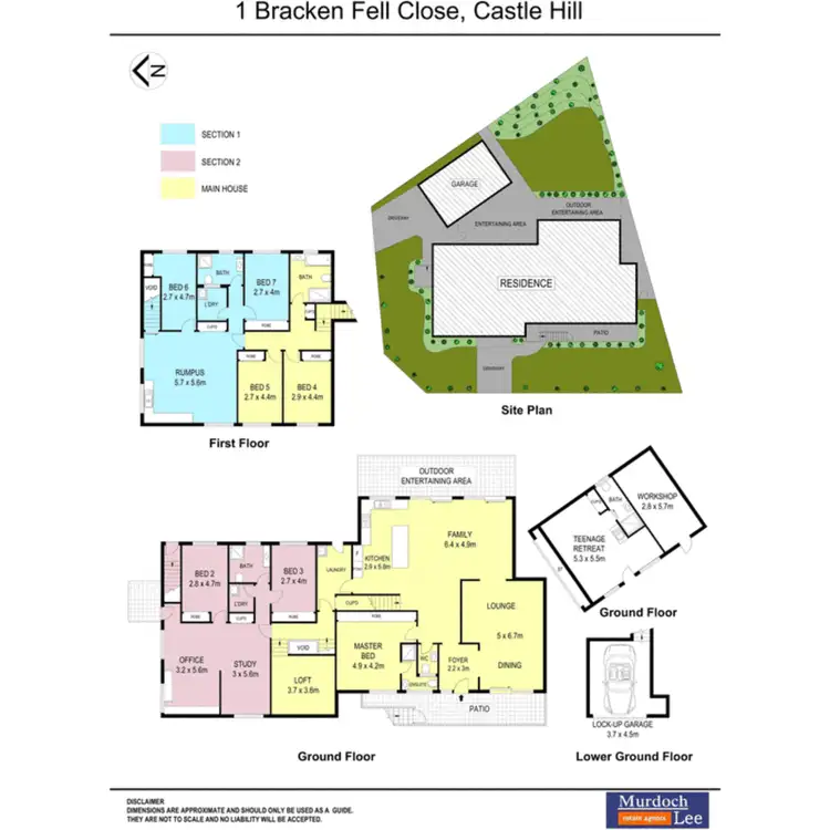 Floorplan of Homely house listing, 1 Bracken Fell Close, Castle Hill NSW 2154