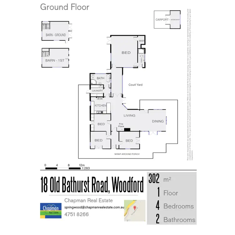 Floorplan of Homely house listing, 18 Old Bathurst Road, Woodford NSW 2778