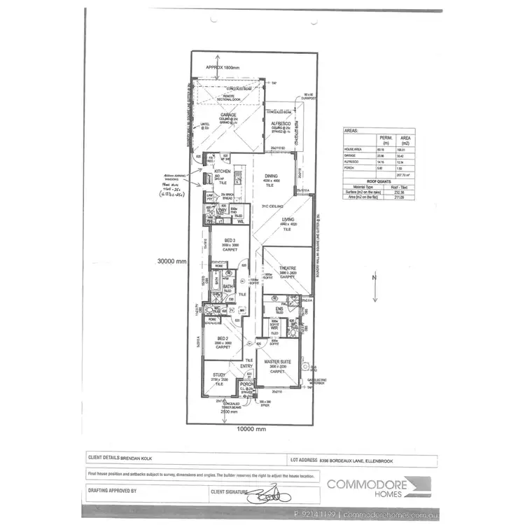 Floorplan of Homely house listing, 121 Bordeaux Lane, Ellenbrook WA 6069