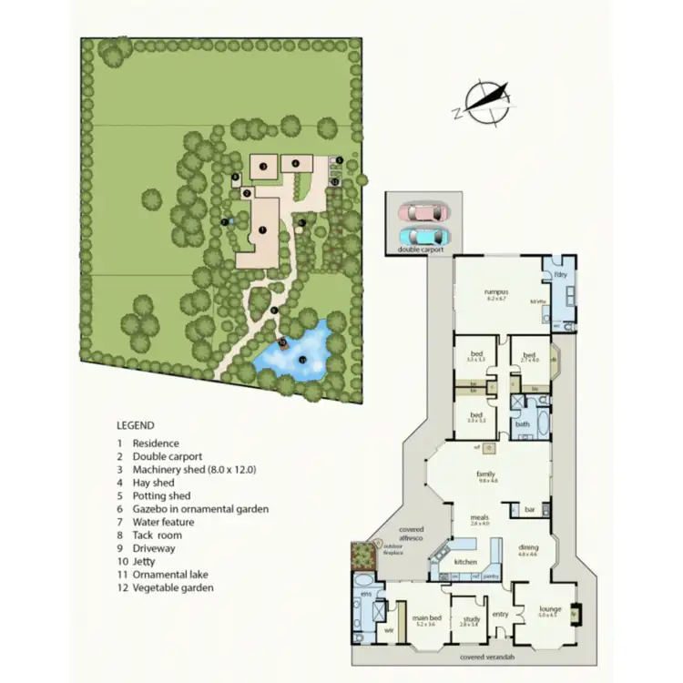 Floorplan of Homely house listing, 60 Racecourse Road, Mount Martha VIC 3934