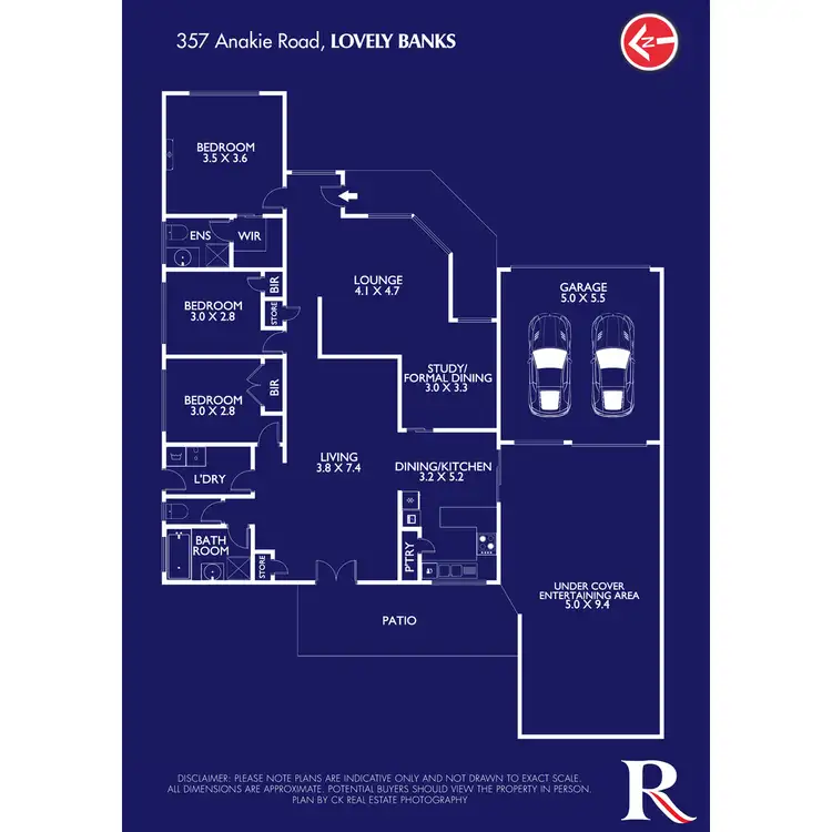 Floorplan of Homely house listing, 357 Anakie Road, Lovely Banks VIC 3213