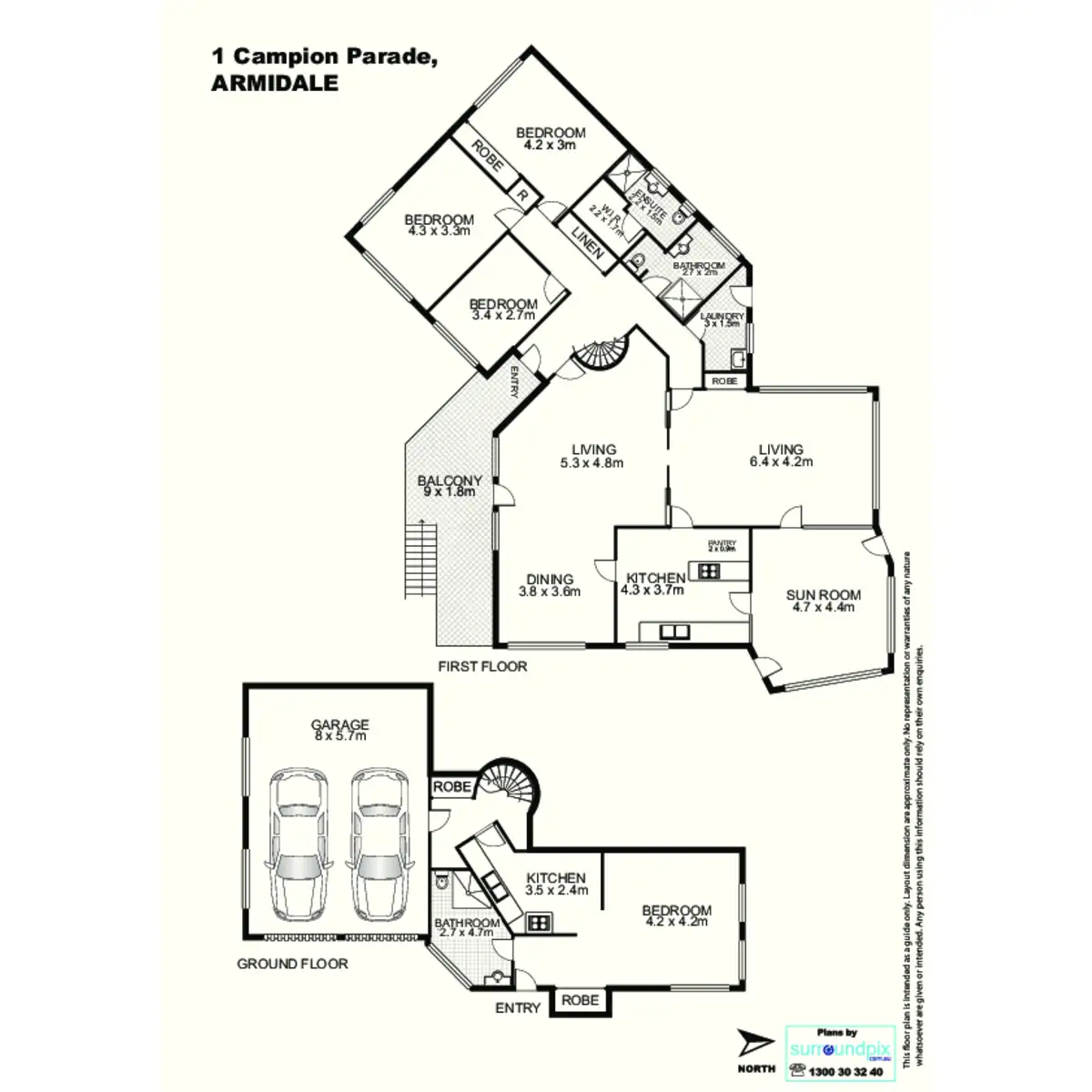 Floorplan of Homely house listing, 1 Campion Parade, Armidale NSW 2350