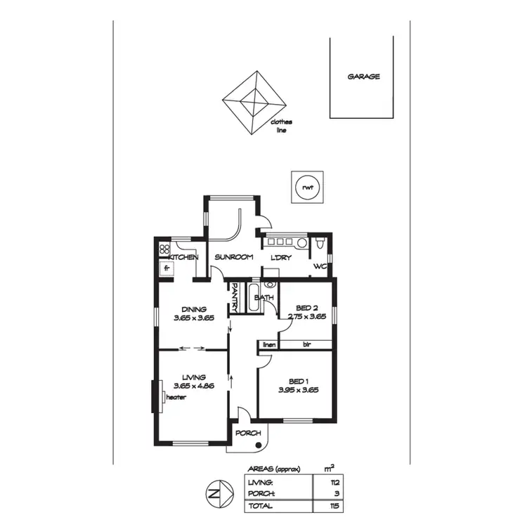 Floorplan of Homely house listing, 4 Cudmore Terrace, Marleston SA 5033