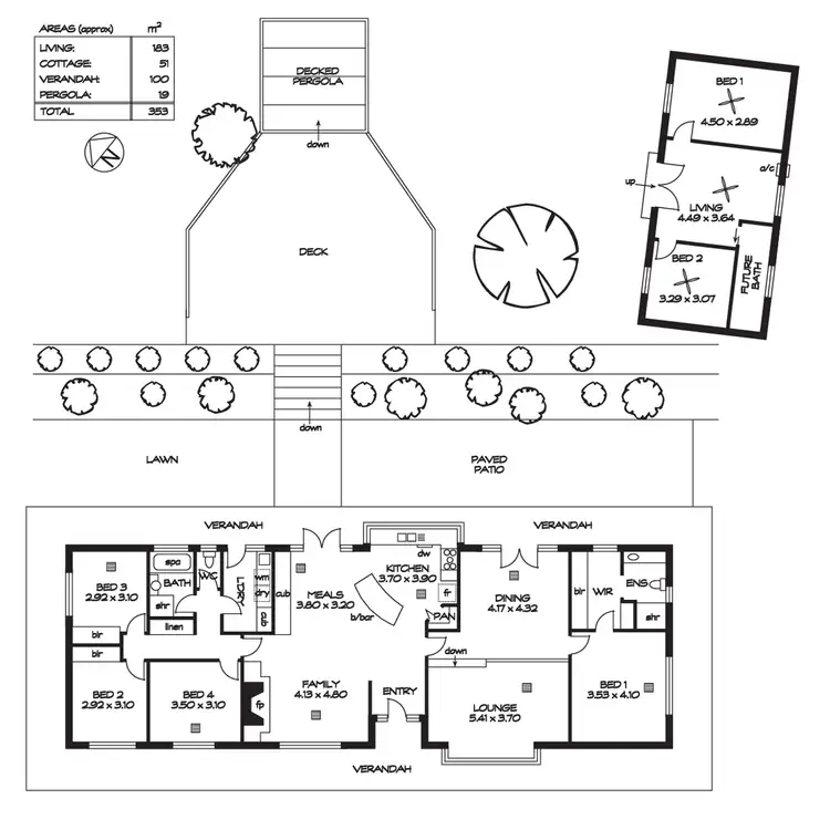 Floorplan of Homely house listing, 11 Allumba Drive, Ironbank SA 5153