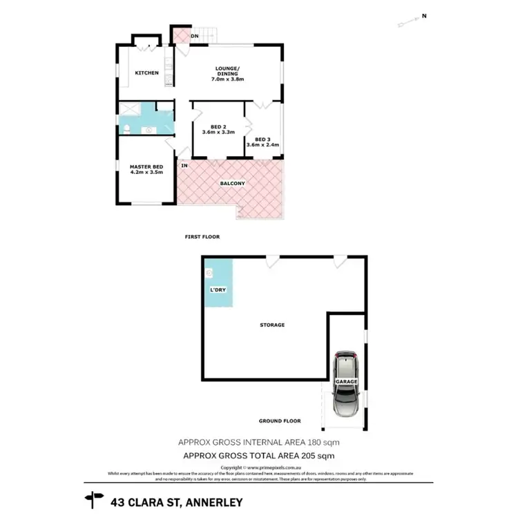 Floorplan of Homely house listing, 43 Clara Street, Annerley QLD 4103