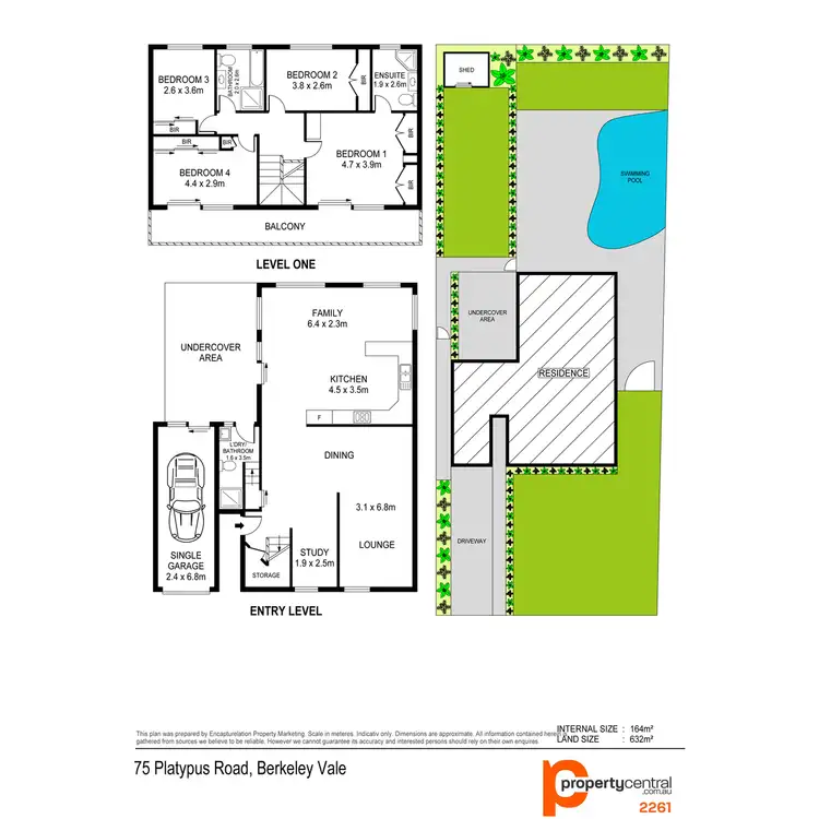 Floorplan of Homely house listing, 75 Platypus Road, Berkeley Vale NSW 2261