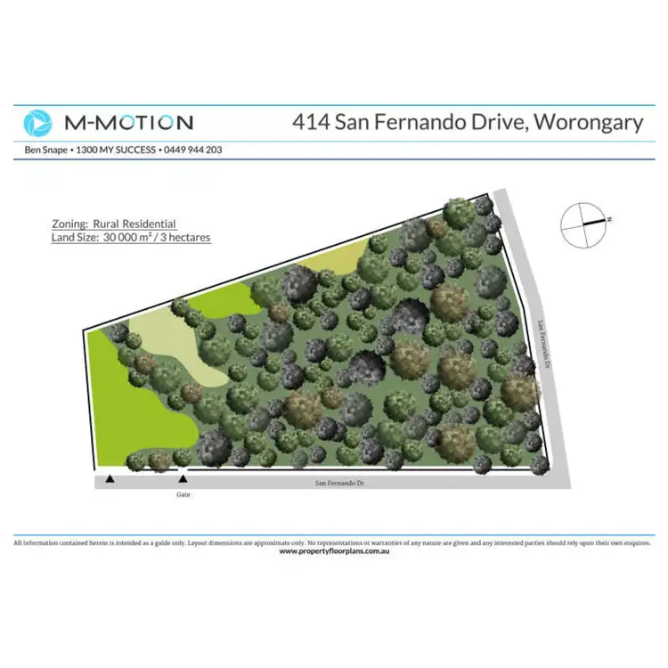 Floorplan of Homely land listing, 414 San Fernando Drive, Worongary QLD 4213