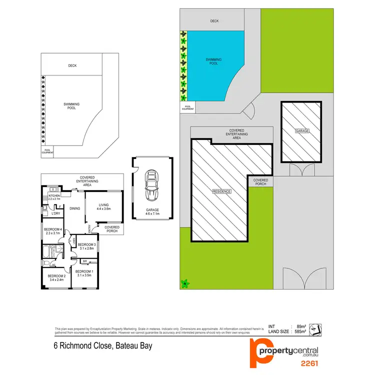 Floorplan of Homely house listing, 6 Richmond Close, Bateau Bay NSW 2261