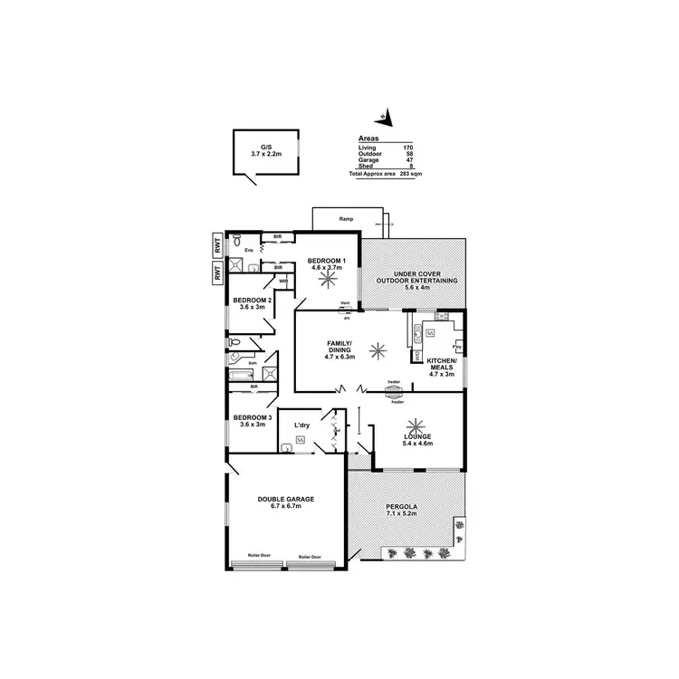 Floorplan of Homely house listing, 22 Onkaparinga Drive, Old Noarlunga SA 5168