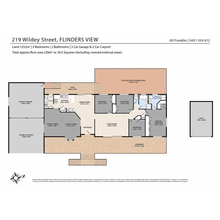 Floorplan of Homely house listing, 219 Wildey Street, Flinders View QLD 4305
