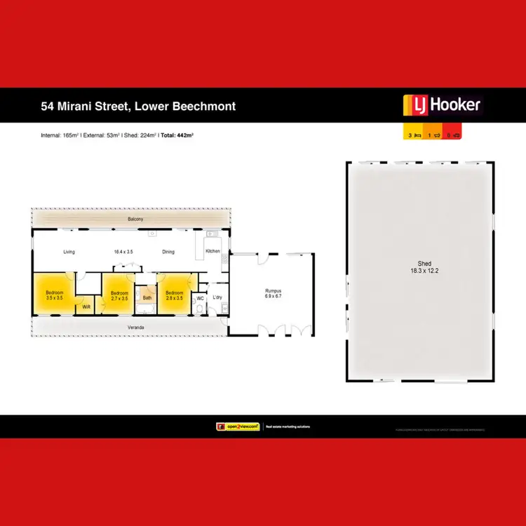 Floorplan of Homely house listing, 54 Mirani Street, Lower Beechmont QLD 4211