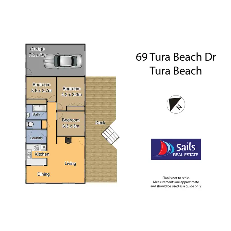 Floorplan of Homely house listing, 69 Tura Beach Drive, Tura Beach NSW 2548