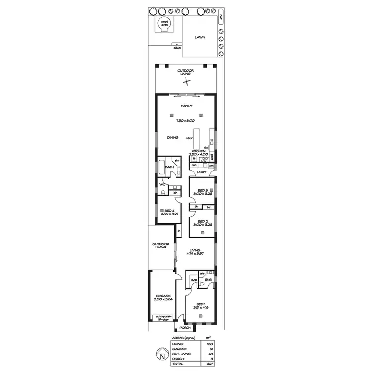 Floorplan of Homely house listing, 36A Quinlan Avenue, St Marys SA 5042