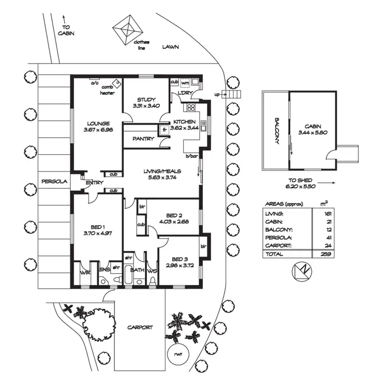Floorplan of Homely house listing, 16 Hollidays Road, Summertown SA 5141