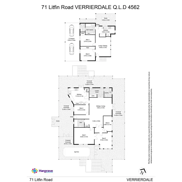 Floorplan of Homely house listing, 71 Litfin Road, Verrierdale QLD 4562