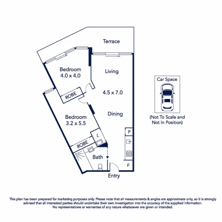 Floorplan of Homely apartment listing, 208/54 La Scala Avenue, Maribyrnong VIC 3032