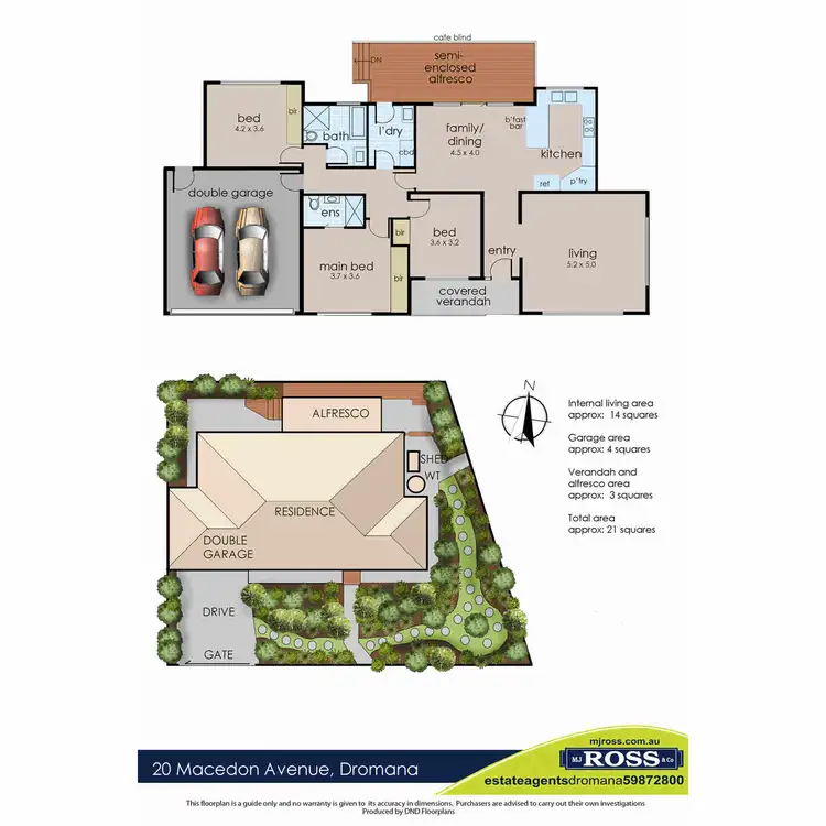 Floorplan of Homely house listing, 20 Macedon Avenue, Dromana VIC 3936