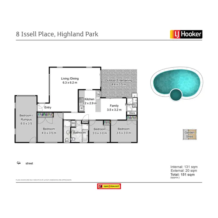 Floorplan of Homely house listing, 8 Issell Place, Highland Park QLD 4211