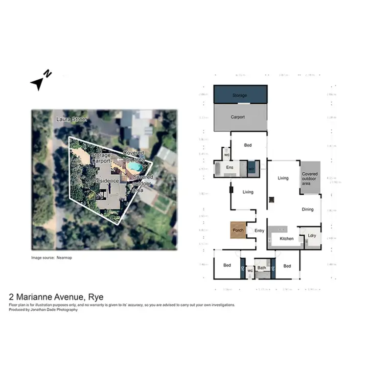Floorplan of Homely house listing, 2 Marianne Avenue, Rye VIC 3941