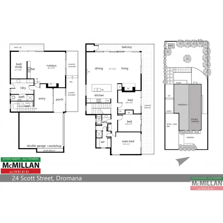 Floorplan of Homely house listing, 24 Scott Street, Dromana VIC 3936