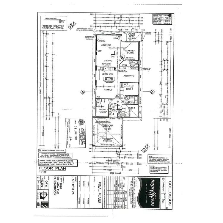 Floorplan of Homely house listing, 21 Killara Avenue, Ellenbrook WA 6069
