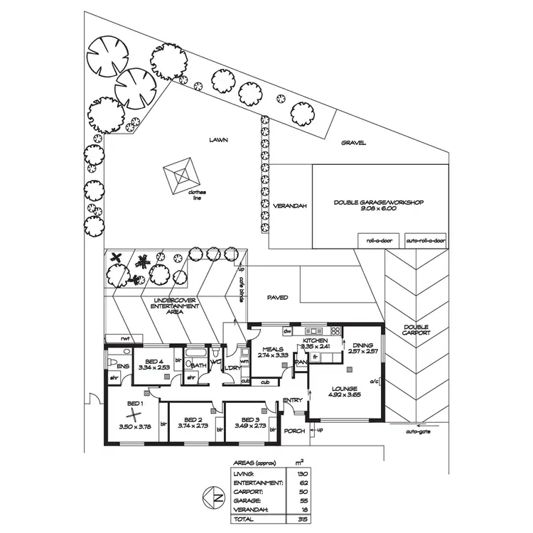 Floorplan of Homely house listing, 66 Haines Road, Banksia Park SA 5091