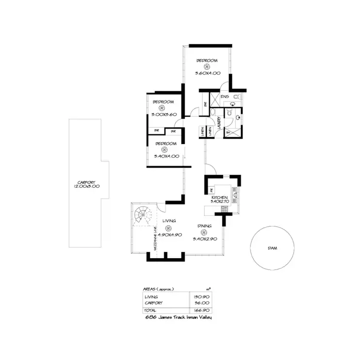 Floorplan of Homely house listing, 686 James Track, Inman Valley SA 5211