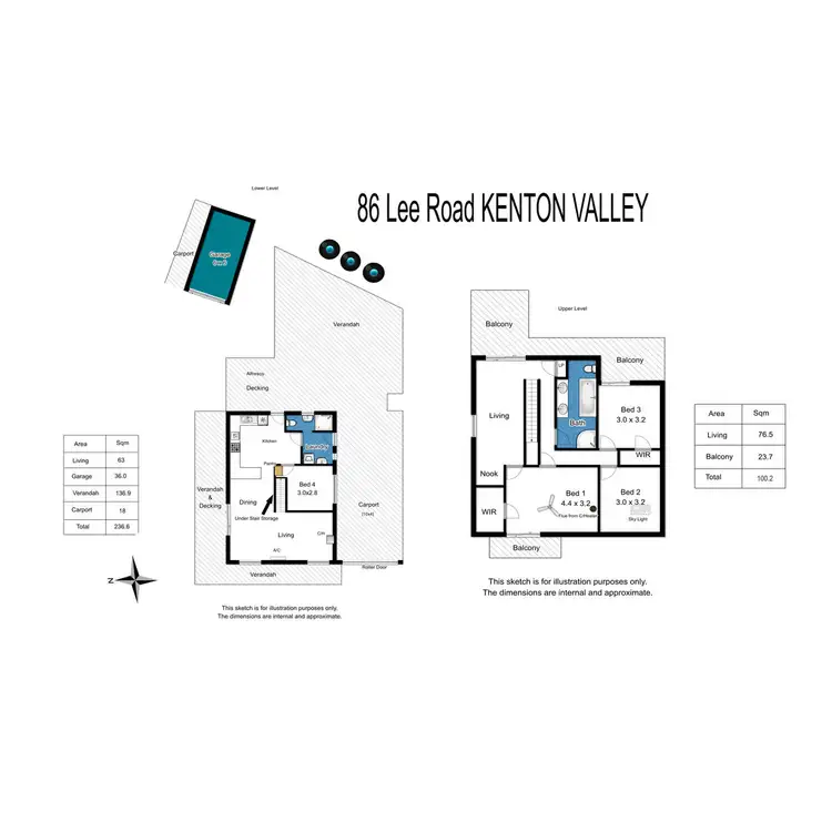 Floorplan of Homely house listing, 86 Lee Road, Lobethal SA 5241