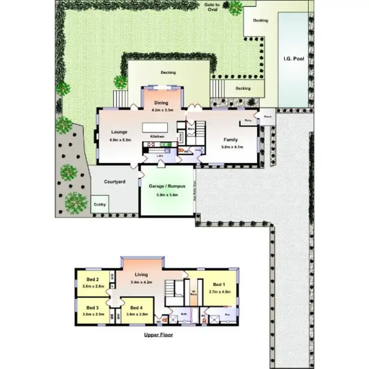 Floorplan of Homely house listing, 59 Back Beach Road, Portsea VIC 3944