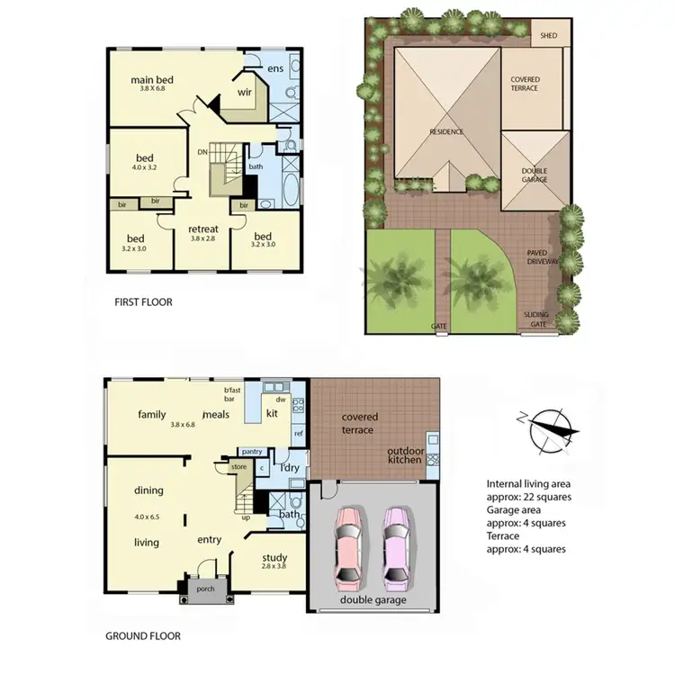 Floorplan of Homely house listing, 21 McArthur Street, Dromana VIC 3936